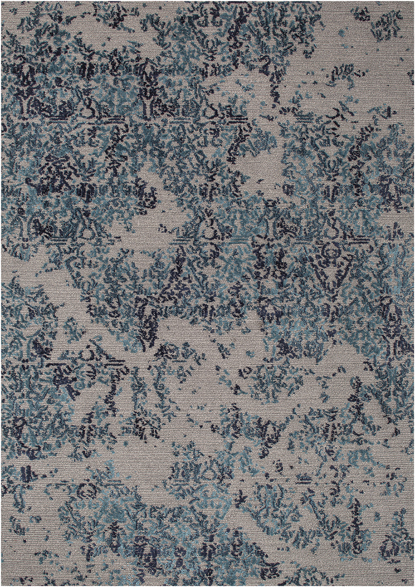 Lace - Pebble Gray & Ink Blue & Navy Blue