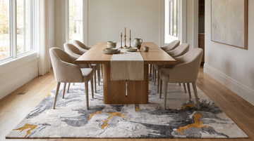 How to Style a Dining Room Rug?