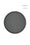 Large Round Faux Leather Tray – Gray