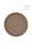 Small Round Faux Leather Tray – Brown