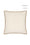 Velvet Piped Square Cushion - Cream & Camel