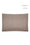 Velvet Piped Woven Cushion - Brown & Brown