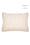 Faux Leather Cord Piped Woven Cushion – Beige & Brown