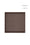 Large Square Faux Leather Tray – Dark Brown