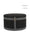 Woven Pouf - Black & Gray