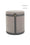 Velvet Pouf - Gray & Gray