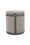 Velvet Pouf - Gray & Gray