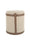 Woven Pouf - Beige & Brown