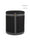 Woven Pouf - Black & Gray
