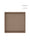 Small Square Faux Leather Tray – Brown