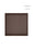 Small Square Faux Leather Tray – Dark Brown