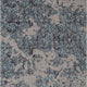 Detailed view of the Lace rug in pebble gray, ink blue, and navy blue. Shows texture and color variation. thumbnail_1