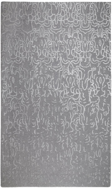 Alfombra texturizada en gris guijarro y gris angora con un motivo abstracto y difuminado, que transmite una sensación de lujo sutil y comodidad. thumbnail_1