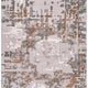 Beige area rug featuring abstract pixelated design, showcasing the Pixel Rose pattern in soft, neutral tones for modern thumbnail_1