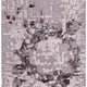 Abstract gray rug with pixelated design. Adds a modern, artistic touch to any room. Pixel Rose rug detail. thumbnail_1