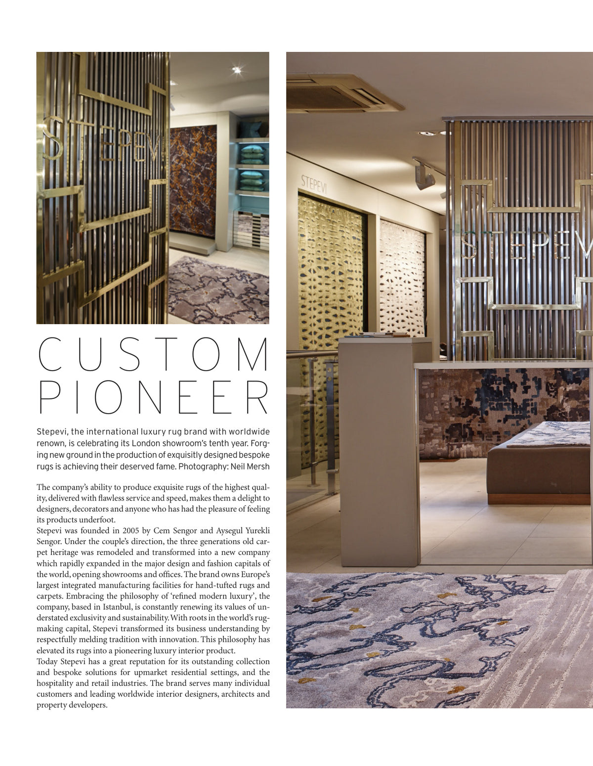 World of Interiors — Custom Pioneer