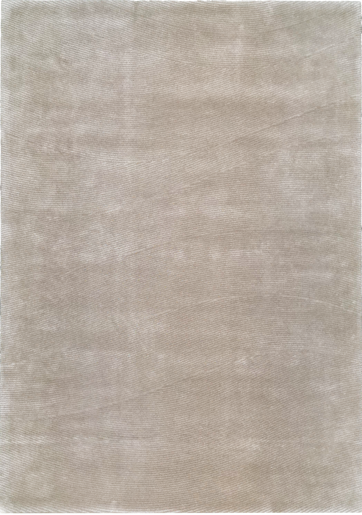 Close-up of the plush, stone gray "Pulse" rug, showing the subtle, textured weave and soft, inviting surface detail. thumbnail_1
